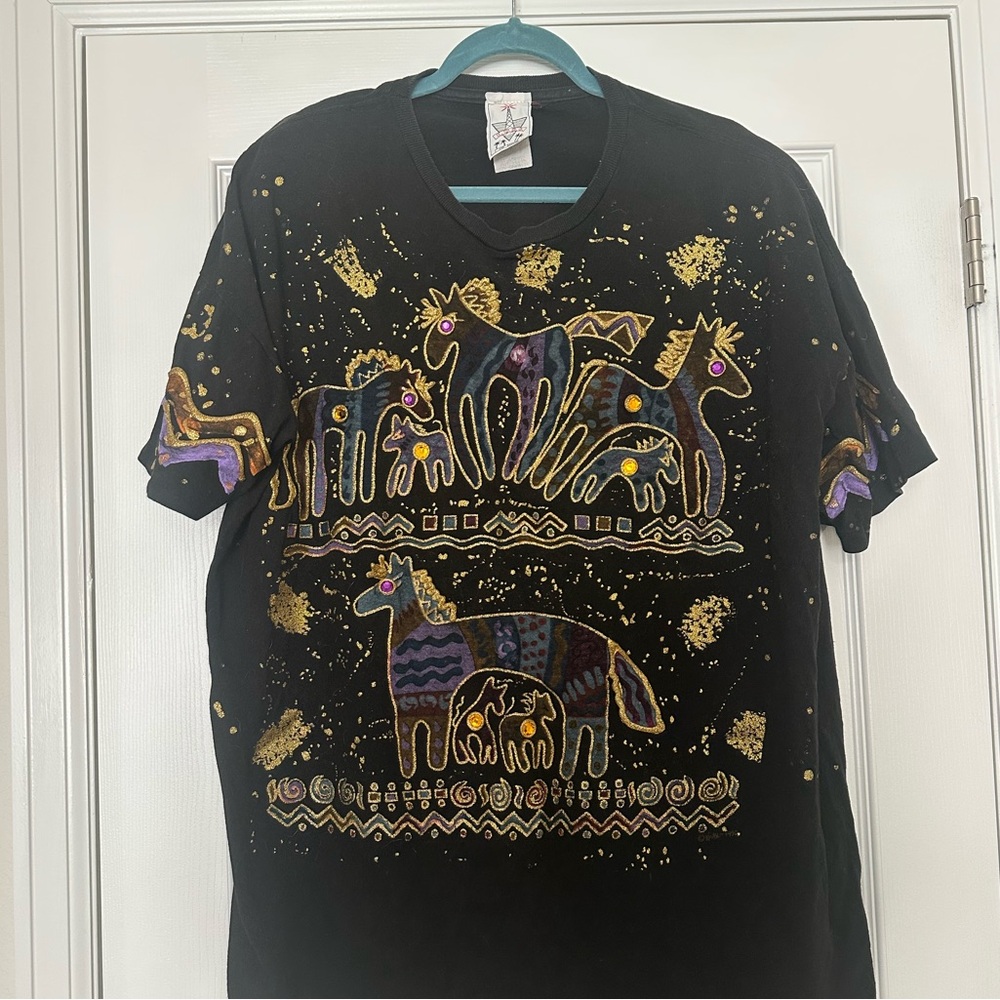 Vintage KWBL LA horse shirt